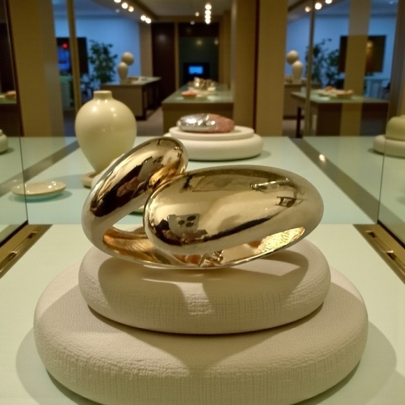Jewelry - Elegant Gold Cuff Bracelet